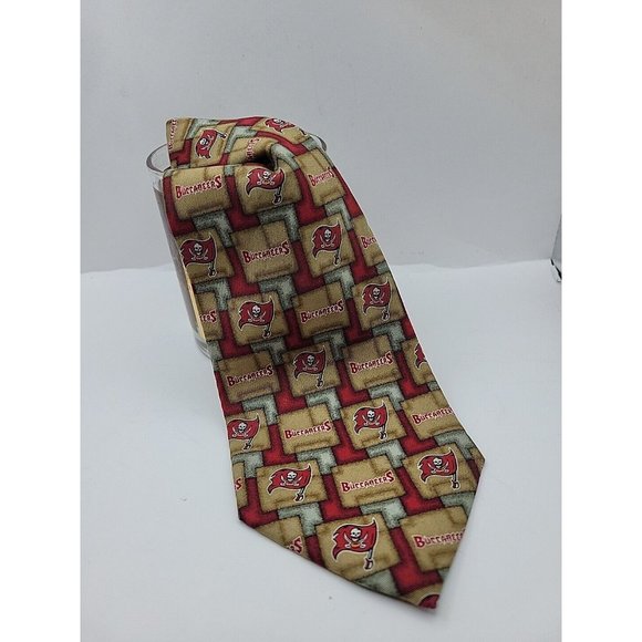Eagles Wings Other - Tampa Bay Buccaneers Bucs Eagle Wings 100% Silk Mens Neck Tie Necktie NFL